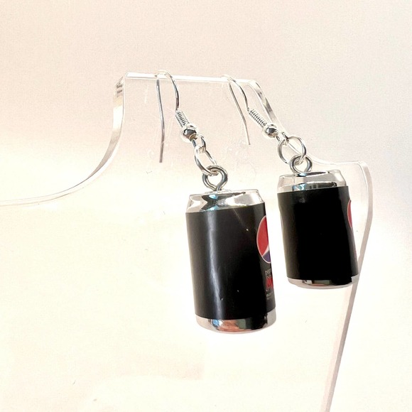Pepsi Max Earrings - Pepsi Cans - Drink Earrings - Novelty Earrings - Pop Soda - Picture 5 of 8